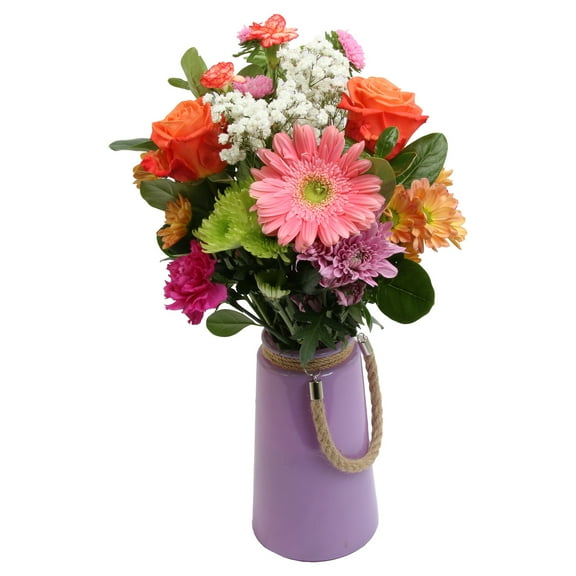 Mixed Flower Bouquet Extra Large with Vase, Colors May Vary