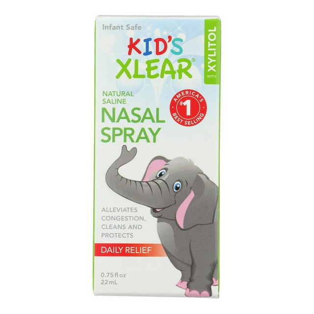 Xlear Kid's Saline Nasal Spray with Xylitol 0.75 fl oz Spray