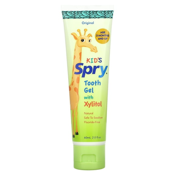 Xlear, Kid's Spry, Tooth Gel with Xylitol, Original, 2 fl oz (60 ml)