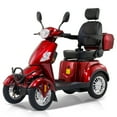 thumbnail image 1 of Xlluproid 800W All Terrain Mobility Scooter for Seniors Adults - 500LBS Capacity 4 Wheel Heavy Duty Handicap Scooter w/Charger Remote,Red, 1 of 10