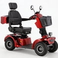 thumbnail image 1 of Xlluproid Heavy Duty 4 Wheel Mobility Scooter for Seniors & Adults,500W Motor,10MPH Max Speed,Stepless Speed & Drum Brake,20° Hill Climbing,USB Port,Remote Key,Adjustable Seat,Red, 1 of 9