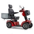 thumbnail image 1 of Xlluproid Heavy Duty 4-Wheel Mobility Scooter for Adults & Seniors,360°Adjustable Seat,Front Basket & Large Removable Rear Storage Container,Red, 1 of 9