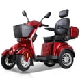 thumbnail image 1 of Xlluproid All Terrain 4 Wheel Mobility Scooter - Heavy Duty 800W Motor,500 lbs Weight Capacity,for Adults & Seniors Outdoor Travel - Includes Remote Control Key,Red, 1 of 10