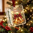 thumbnail image 1 of Xlokein Christmas Cash Gift Ornament, Acrylic Money Holder Hanging Decor, Unique Christmas Decoration for Christmas Tree, Fireplace, 1 of 5