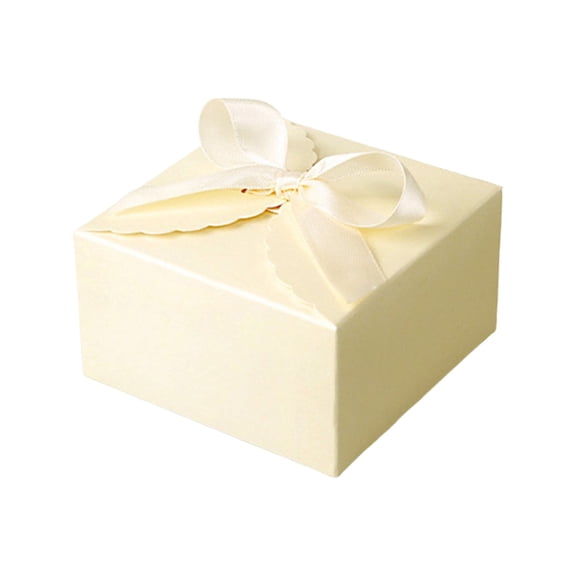 Xlokein Minimalist Style Gift Box with Bowknot, Small Present Box for Any Party and Festival