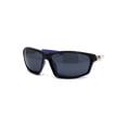 thumbnail image 1 of Xloop American Patriotic Print Warp Around Sport Sunglasses Black Blue Black, 1 of 4