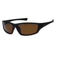 thumbnail image 1 of Xloop Mens Polarized Lens Classic 90s Warp Carbon Fiber Print Sport Sunglasses Brown, 1 of 4