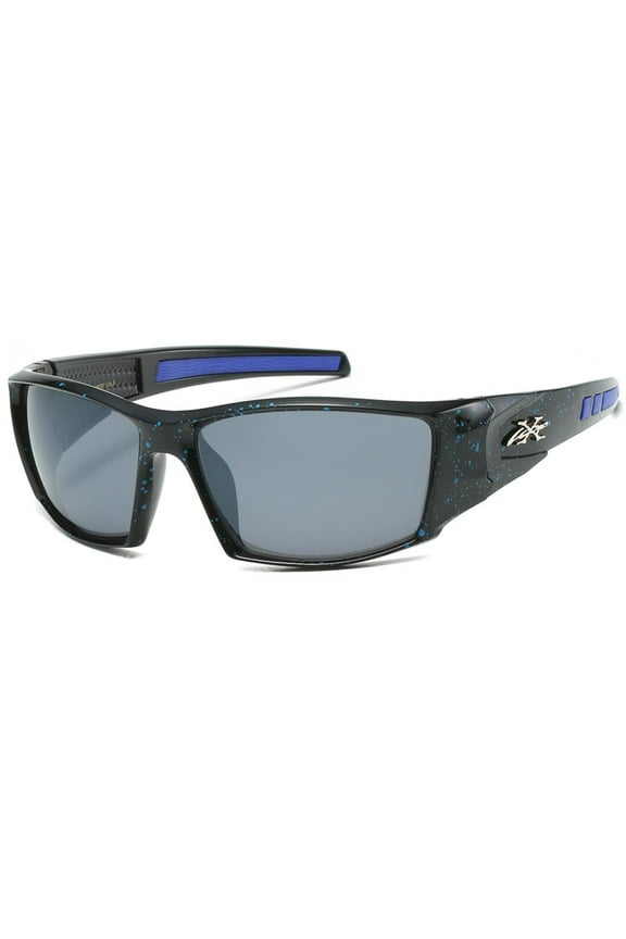Xloop Sport Blue Wrap Around Cycling Fishing Golfing SUNGLASSES Free Shipping
