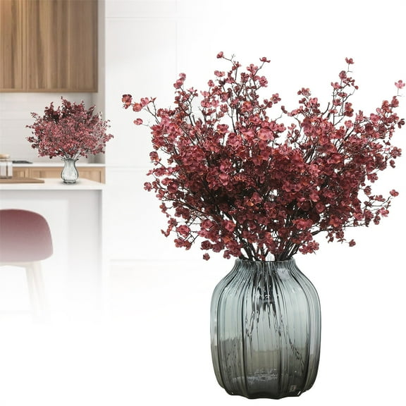 Xloro Fall Flowers Artificial for Decoration Fall Stems Floral Arrangements Fall Floral Stems Flowers Bulk for Vase Fall Plum Blossom Decor Winter DIY (1Pc 19.29")