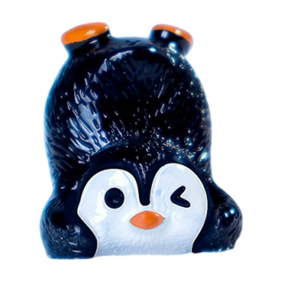 Xloro Mini Resin Penguin Figurine Cute Animal Miniature Decor for DIY Crafts Micro Landscape Garden Potted Plants and Home Display (1Pc 1")