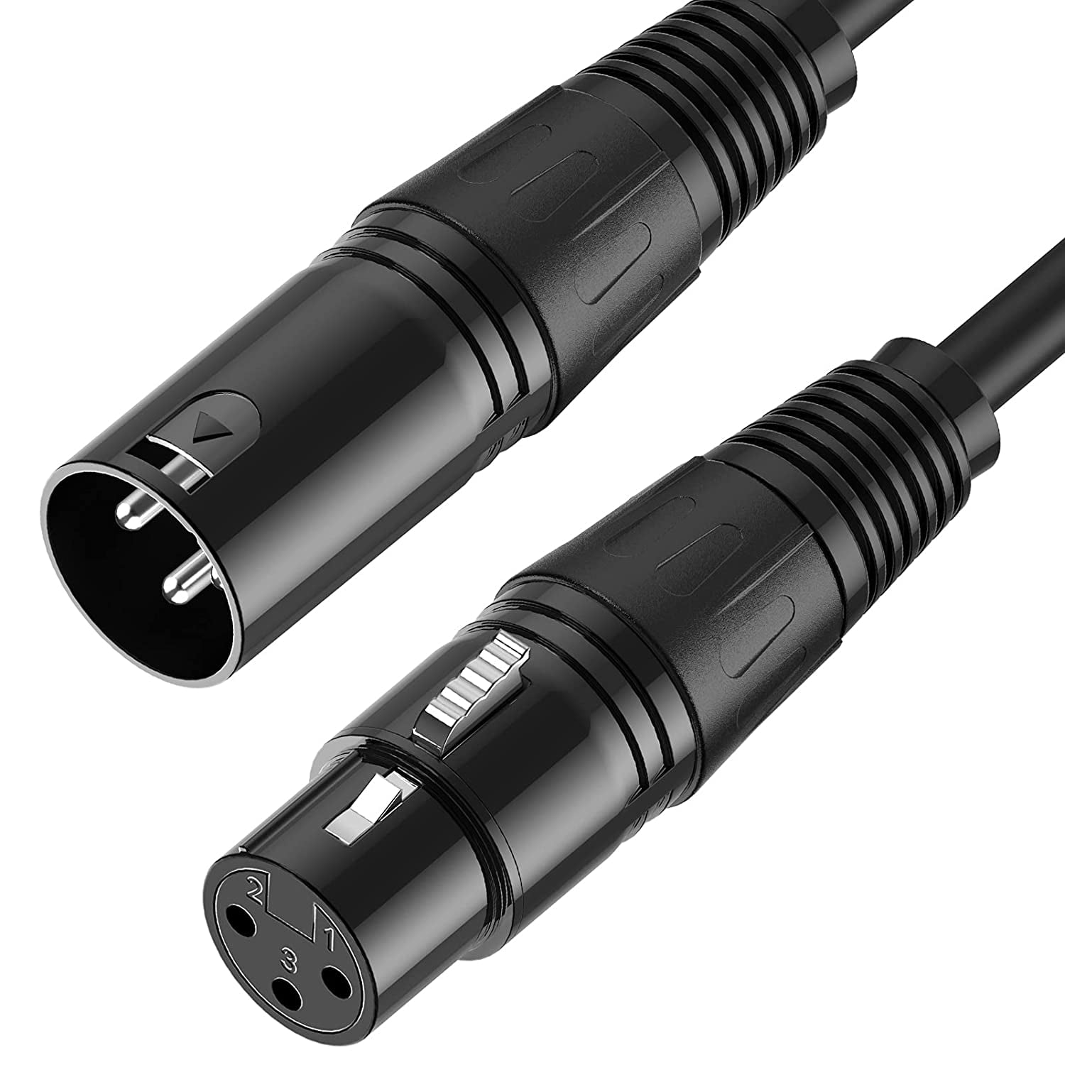 2XLR-01 XLR Male to Female Microphone Cable - 3 Feet – TIC