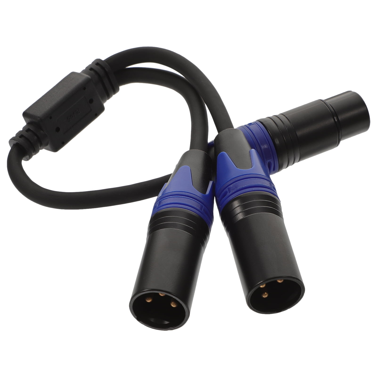 JOLGOO Mini XLR Male to 3.5mm Stereo Audio Plug Cable, 3-pin Mini XLR Male  to 1/8 TRS Plug Cable, for BMPCC 4K Camera Video Assist 4K Sharp 8K, 3.3