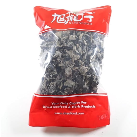 Xlseafood Nature Dried Black Fungus Woodear Mushrooms 8oz   8