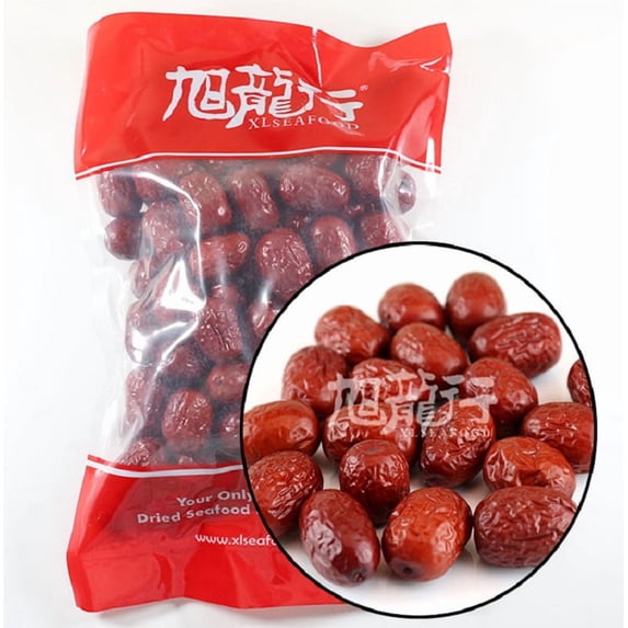 Xlseafood Organic sulfur-free Dried Chinese Large Jujube 旭龙行特级有机大红枣 无硫无添加 5lb