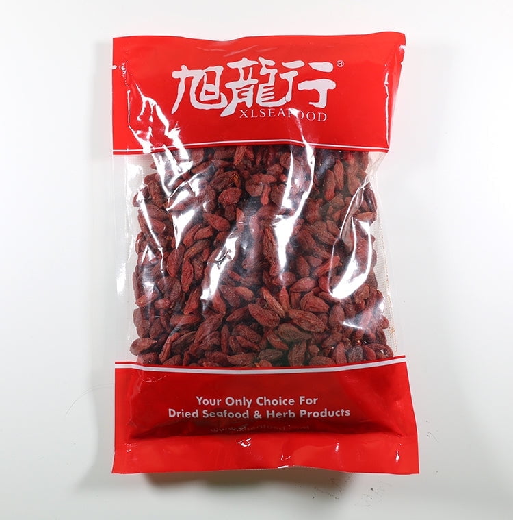 Xlseafood Premium Dried Raw Goji Berries from China Ningxia unsulphured  0.5LB