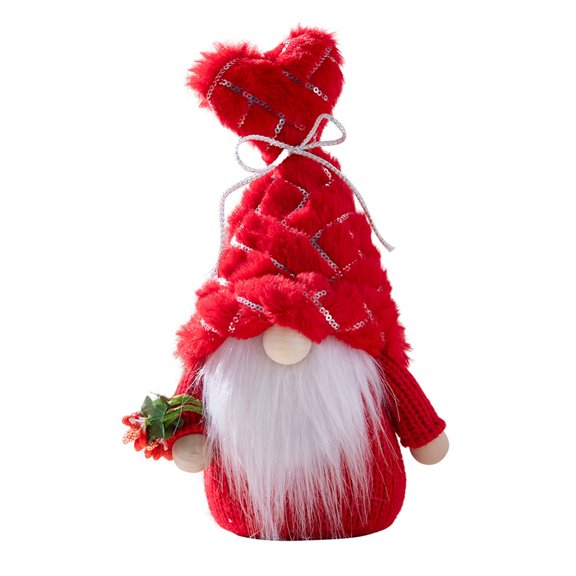Xmarks 1/2 Pack Valentines Day Gnomes Plush Elf Decorations, Mr & Mrs Valentine Gnomes Decorations for Home - Handmade Swedish Tomte Gnomes Plush Ornaments Valentine's Day Party Supplies