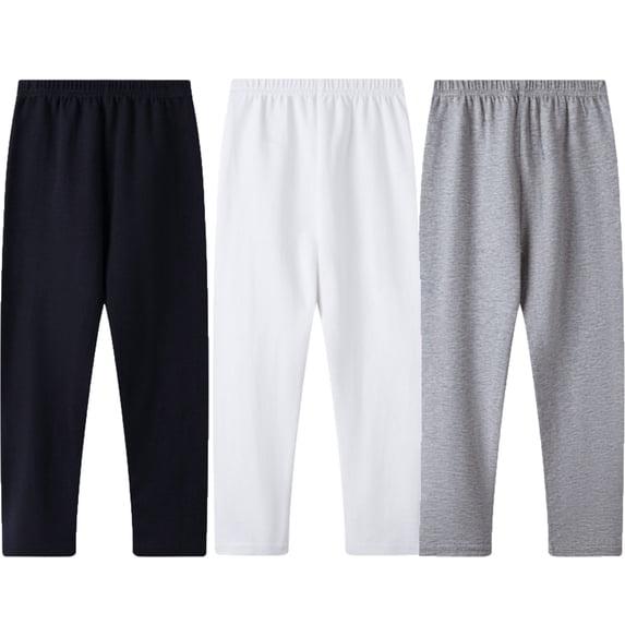 Xmarks 1/3 PACK Leggings Full Length Solid Color Basic Leggings For Girls Soft Comfortable Stretch Tights Pants for Kids Girls Yoga Great Basics Everyday Wear 2-11T