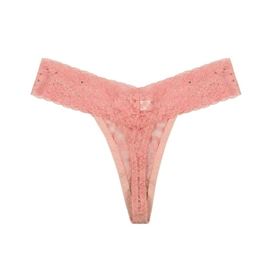 Xmarks 1/3 Pack Lace Thongs for Women Seamless Underwear Sexy Thongs Soft Stretch Womens Thong Underwear Solid Color Panties