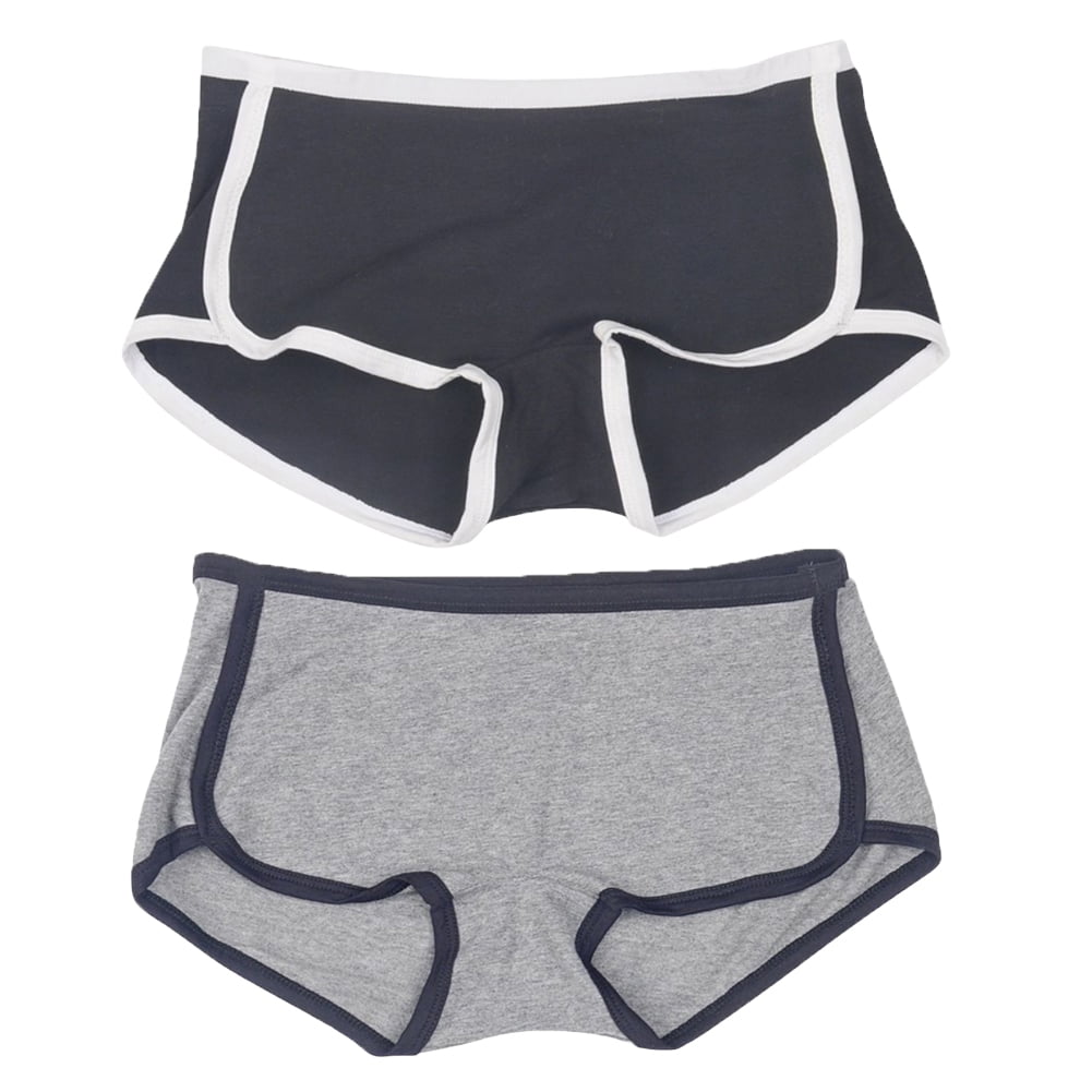 Xmarks 2 Packs Women's Sport Underwear Soft Breathable Panties Stretch  Briefs Regular & Plus Size