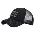 thumbnail image 1 of Xmarks American Flag Hat, Tactical Embroidered Operator Cap, Baseball Cap for Men and Women, 1 of 3
