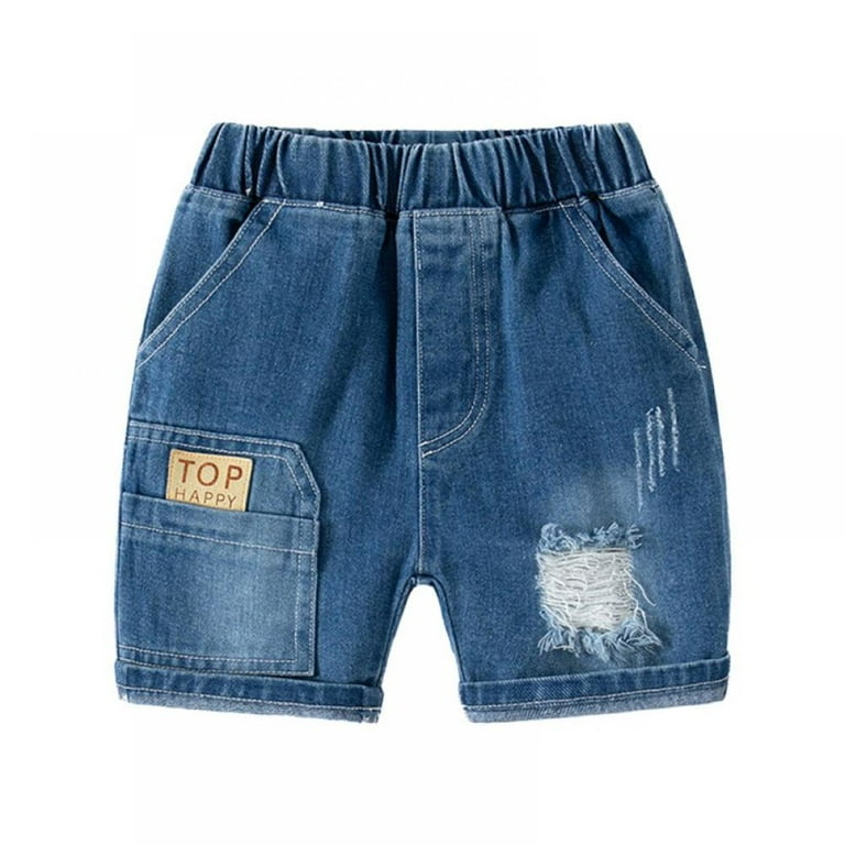 Boys ripped jean shorts outlet