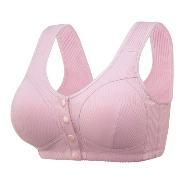 Xmarks Bra for Older Women Front Closure Back Support Plus Size Women