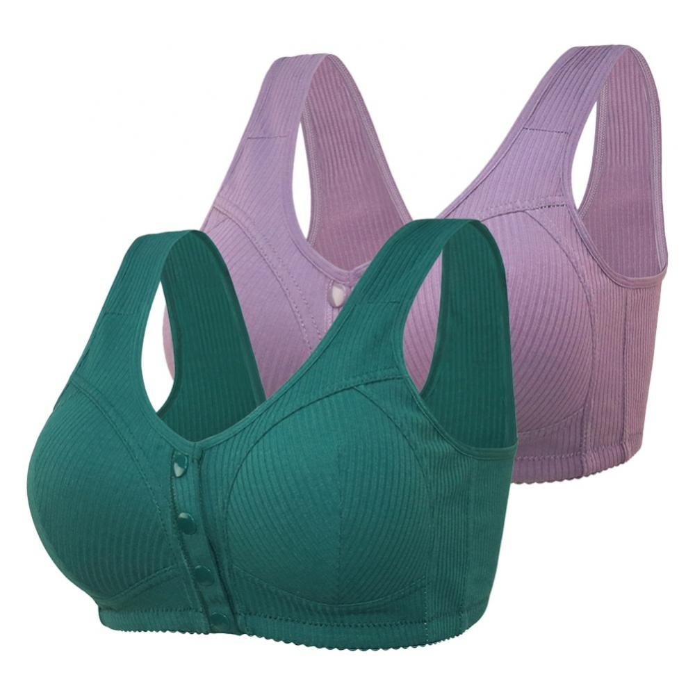Xmarks Front Closure Bras for Women Plus Size Zipper - Support