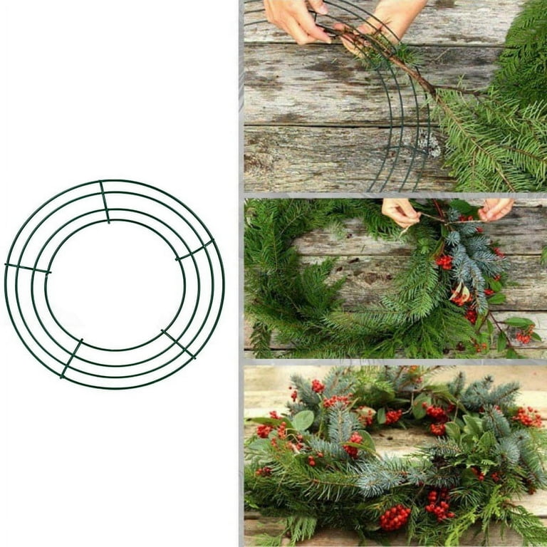 Wreath Form Green Wire Wreath 30 Wire Wreath Frame 30 Pieces Dark