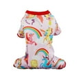 thumbnail image 1 of Xmarks Dog Pajamas Stretchable Dog Jumpsuit 4 Legs Strip PJS Pet Puppy Cat Pajamas Lightweight, 1 of 5