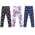 thumbnail image 1 of Xmarks Girls and Toddlers' Leggings Casual Print Elastic Waist Pants Stretchy Long Pants 4-7T, 1 of 6