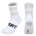 thumbnail image 1 of Xmarks High Reflective Cycling Socks for Men Women, High Rise Athletic Crew Socks Breathable Bike Riding Running Socks for Adult 35-44, 1 of 7