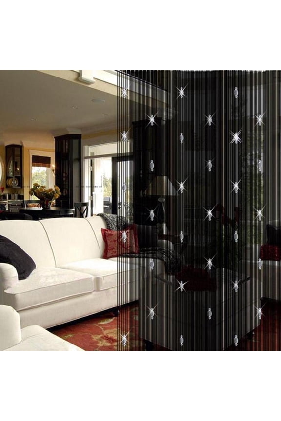 Home Decor Bead Curtain for Doorway, Door String Curtains, 39x78 inch Hanging, Closet Bedroom Blind Living Room Divider