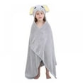 thumbnail image 1 of Xmarks Hooded Towel for Kids | Cartoon Animal Design | Ultra Soft and Extra Large | Bath Towel with Hood for Baby Boys and Girls A1 10 Years, 1 of 6