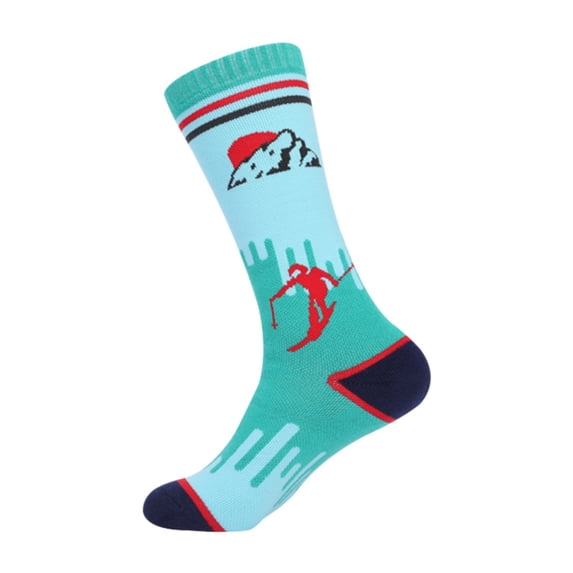 Xmarks Kids Ski Socks 1/2/3/4 Pairs Warm Thick Snow Socks for Boys Girls Winter Skiing Snowboarding 3-12Y