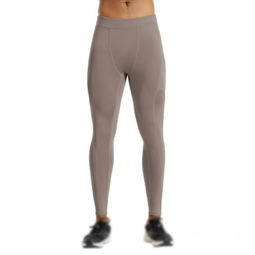 Xmarks Men's Dry Fit Compression Baselayer Pants Running Tights Leggings with Phone Pocket Running Athletic Workout Active Pants