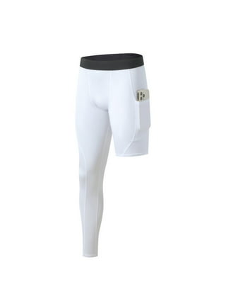 Elbourn Single Leg 3/4 Compression Tights, Unisex Sports Compression Pants,One  Leg Basketball Leg Sleeves(Short Right,3XL) 