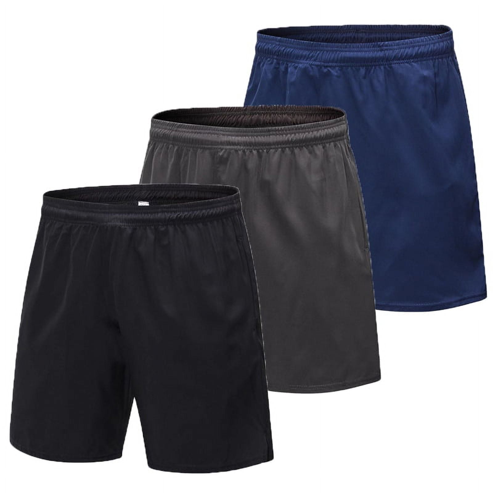 Xmarks Men's Workout Athletic Running Shorts Zipper Pocket with