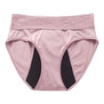 thumbnail image 1 of Xmarks Period Underwear for Women Menstrual Panties Women's Leak Proof Mid Waist Cotton Postpartum Ladies Panties Briefs Girls, 1 of 8