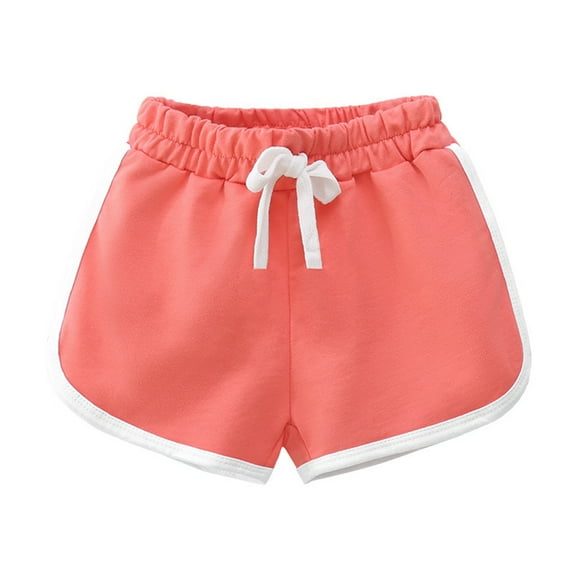 Xmarks Running Athletic Cotton Shorts, Kids Baby Casual Drawstring Solid Color Workout Shorts Toddler Baby Fashion Summer Beach Short Pant 12M-8T