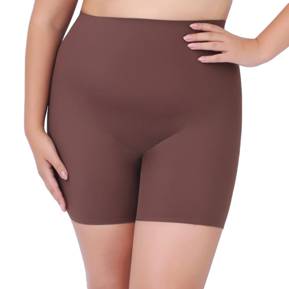Xmarks Seamless Shaping Boyshorts Panties for Women Slip Shorts Under Dress Mid Rise Tummy