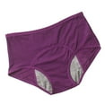 thumbnail image 1 of Xmarks Sport Period Underwear for Women, Moderate Absorbency Period Panties, Feminine Care Purple 2XL, 1 of 11