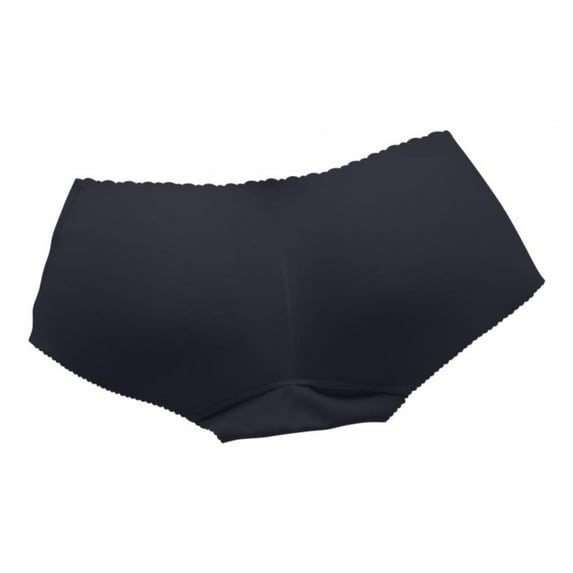 Xmarks Butt Lifter Panties for Women Seamless Padded Underwear Booty Pads Hip Enhancer Panty Black