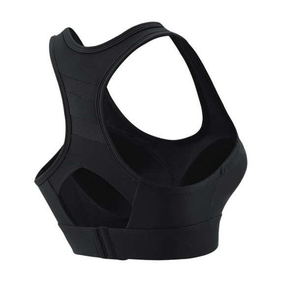 Xmarks Women Sports Bras Padded High Impact Seamless Cross Back Workout Sports Bra High Support High Impact Sports Bras for Large Bust Plus Size