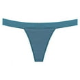 thumbnail image 1 of Xmarks Women's Breathable Seamless Thong Panties No Show Underwear Green 2XL, 1 of 9