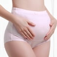 thumbnail image 1 of Xmarks Women's Maternity High Waist Underwear Briefs Adjustable Pregnancy Panties Soft Belly Support Panties Over Bump L-2XL, 1 of 6