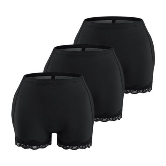 Xmarks Women's Padded Seamless Shapewear Panties 3 Packs Hip Enhancer Underwear Shaper Shorts