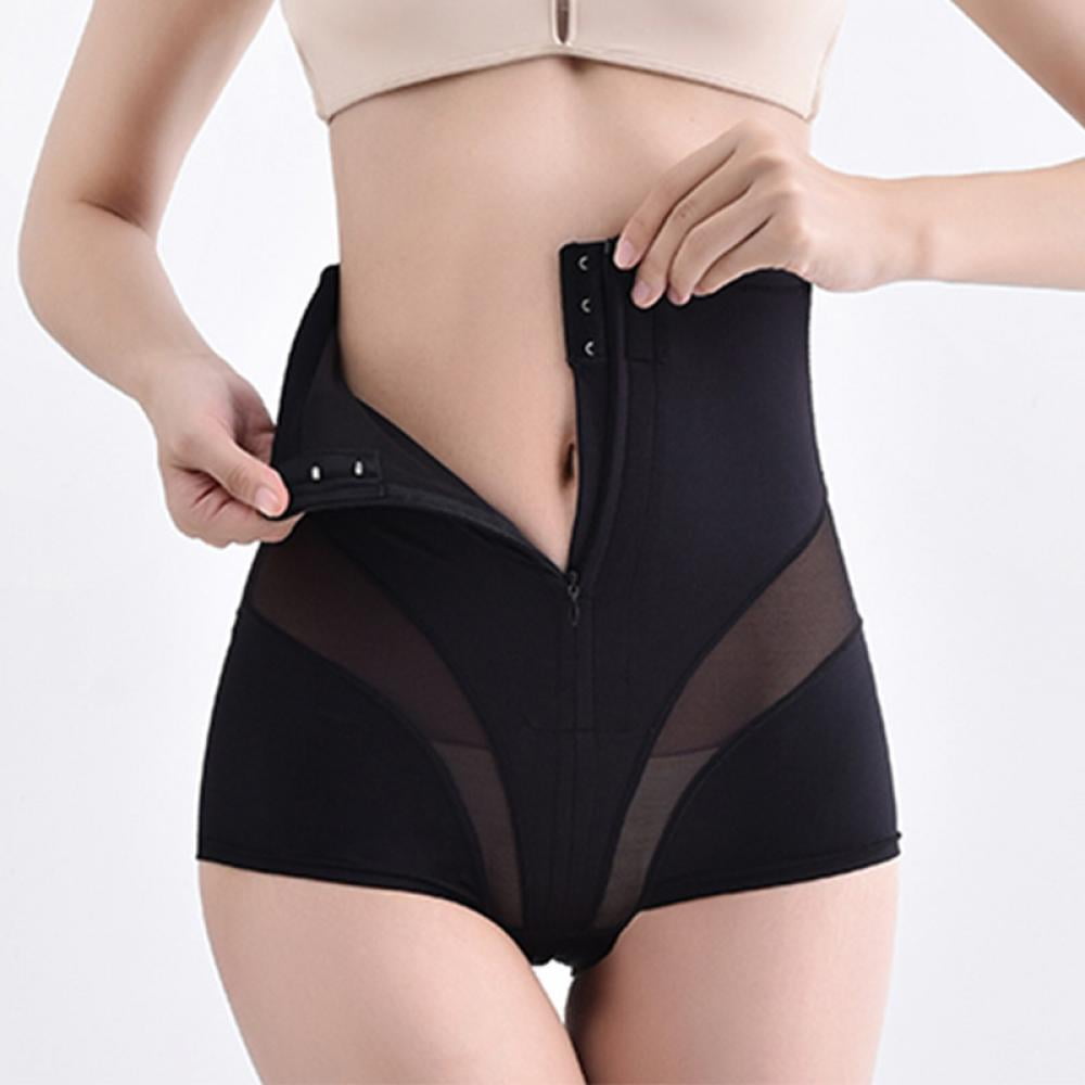 Xmarks Women's Tummy Control Panties Shapewear with Hook Zipper