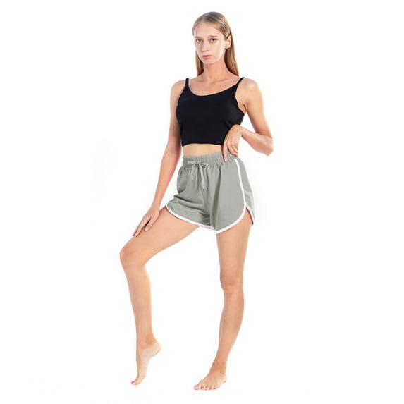 Xmarks Yoga Short Pants Sports Shorts Gym Dance Workout Shorts Dolphin Running Athletic Shorts for Women