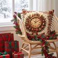 thumbnail image 1 of Xmas 2D Christmas Pillow Cover, Throw Pillow Case, Sofa Bedroom Home Holiday Decor, 17.71 in, 1 of 6