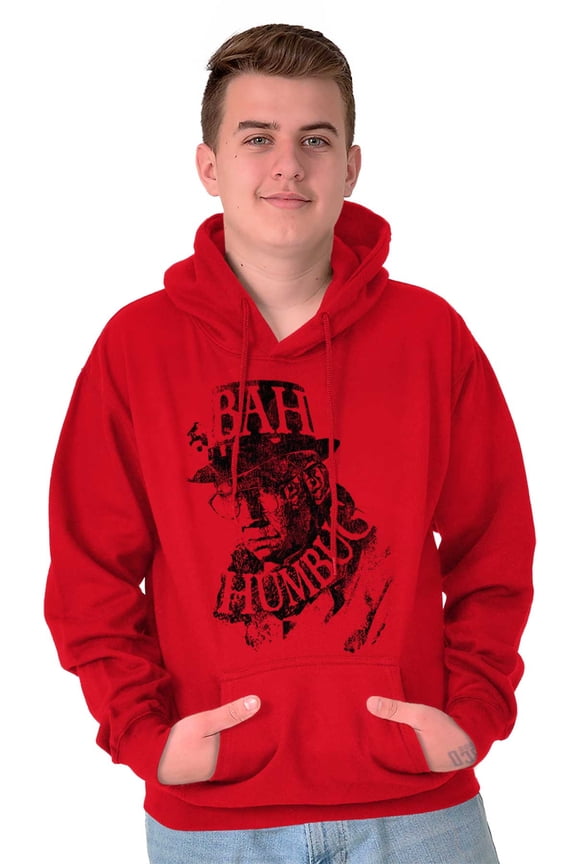 Xmas Bah Humbug Christmas Scrooge Hoodie Sweatshirt Women Men Brisco Brands M